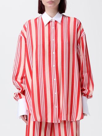 Ermanno Scervino Striped Viscose Relaxed Shirt