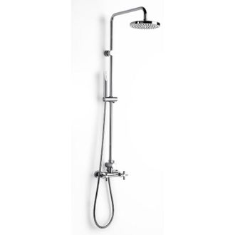 Roca Roca - Conjunto De Columna De Ducha Bimando Con Altura Fija Loft