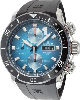 Edox Mens CO-1 45mm Automatic Watch