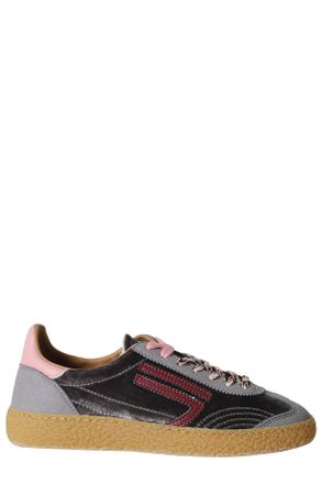 Puraai Purple 6.01 XS Suede-Velvet Low-Top Sneakers
