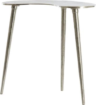 Light & Living Mesa Auxiliar Light&living Linos De Metal Crema - 67x49x41 Cm