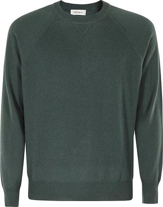 KANGRA Stijlvolle Gebreide Trui - Heren - Ronde hals truien - Groen - 2XL - Wol - Truien & Vesten