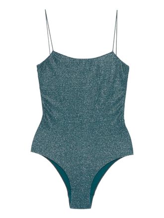 Os&eacute;ree Costume da bagno con spalline sottili - Blu