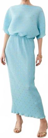 Never Fully Dressed Tilly Maxi Dress In Turquoise