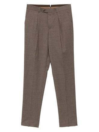 Caruso tapered trousers - Neutrals