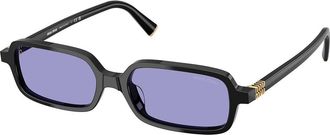 Miu Miu MU11ZSF Asian Fit 16K01O Womens Sunglasses Black Size 52
