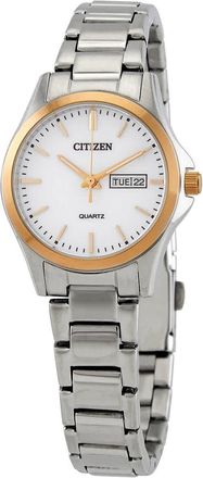 Citizen Quartz White Dial Ladies Watch EQ0596-87A