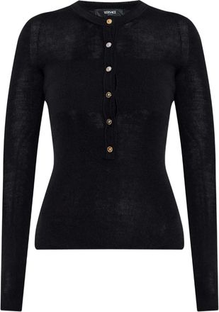 Versace Maglione con decorazione - Nero