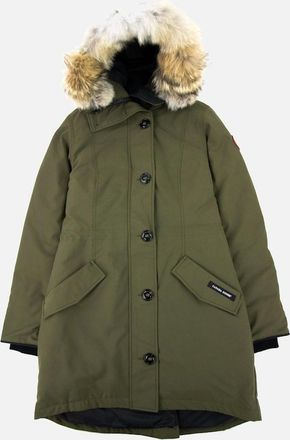 Canada Goose Womens Canada Goose Rossclair Ladies Parka Military Green - Size: 10/8