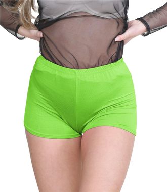 Janisramone Chic Mini Shorts for Women UK, Stretchable Hot Pants for Club, Dance, Gym & Cycling Running Shorts Womens Perfect for Summer Fashion Fitted Athletic S