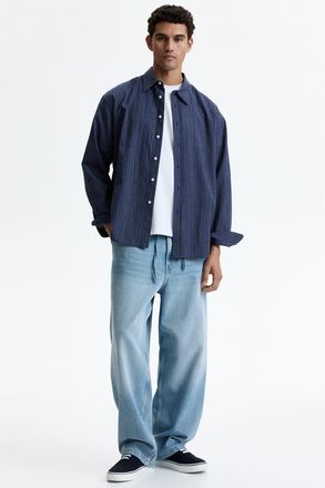 H&M Baggy Jeans in Light Denim Blue at Nordstrom, Size Xx-Large