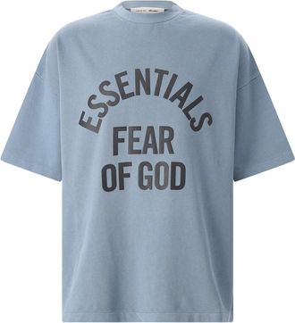 Fear of God Campus 90s Tee - Heren - T-shirts - Blauw - 2XL - Katoen - Tops