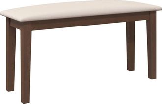 vidaXL Vidaxl - Banco 90 cm Madera Maciza Marrón Caucho