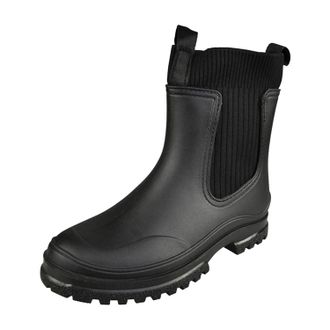 Loud Look Womens Ankle Boots Lightweight Pull-On Casual Walking Shoes with Chunky Heel, Non-Slip Grip Sole, Comfortable Rain & Snow for Daily Indoor Outdoor Wea