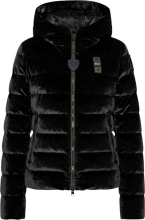 Blauer Jassen, Dames, Zwart, L, Leer, Velly Puffer Jas