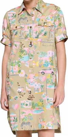 Vilagallo Short Shirt Dress In California