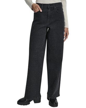 DKNY Dkny High Rise Anchor1 Wide Leg Jean