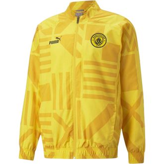 Puma Lichtgewicht anorak voor heren van Manchester City FC (Spectra Geel)