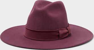 Brixton Womens Layton wide-brim pure wool Fedora Hat