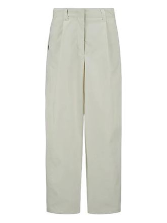 Herno pleated trousers - women - Fabric - 40 - Neutrals