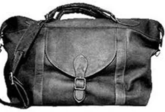 David King & Co. 303B Top Zip Travel Bag- Black
