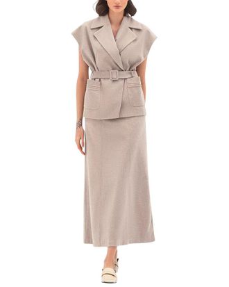 BGL Fashion Bgl Vest & Skirt Set