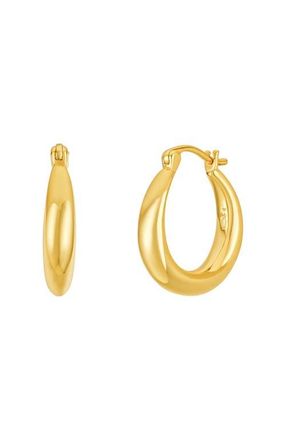 Untamed Petals Nadia Classic Gold Hoops at Nordstrom