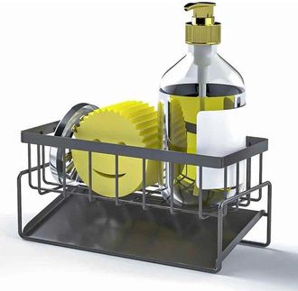 No Brand Estante Para Esponjas De Cocina. Adecuado Para Fregaderos, Se Utiliza Para Almacenar, Organizar Y Exhibir Utensilios De Cocina Estante De Almacenamien
