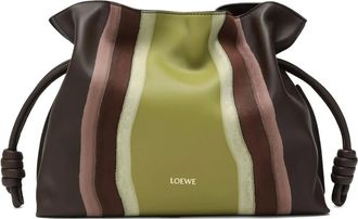 Loewe Clutch Flamenco media - Verde