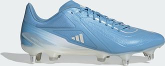 adidas adidas Performance Unisex Adizero RS15 Ultimate Soft Ground Rugby Boots - Sky Blue - Size UK 14.5