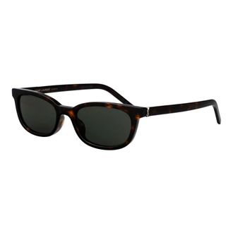 Saint Laurent SL M160 Zonnebril - Dames - Accessoires - Bruin - Maat: 53 MM Nylon