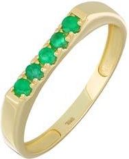 Bony Levy El Mar 18K Gold Gemstone Stackable Ring in 18K Yellow Gold Emerald at Nordstrom Rack, Size 7.5