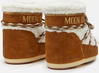 Moon Boot Shearling-Lined Boot - Camel