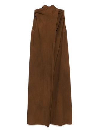 Uma Wang Amana dress - Brown