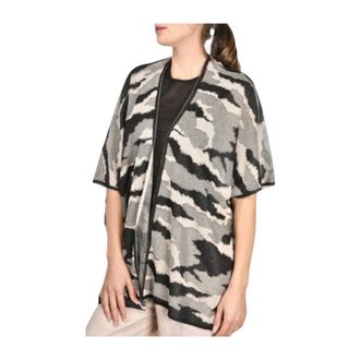 Gran Sasso Kimonos, female, Multicolor, Size: 2XS Camouflage Twin Set