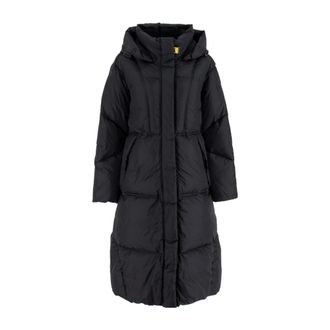 Parajumpers Lange Donsjas met Afneembare Capuchon - female - Parajumpers - Down Coats - Black - S - Coats