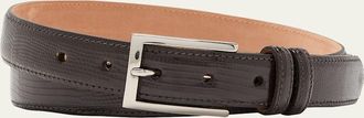 W. Kleinberg Mens Lizard Leather Belt