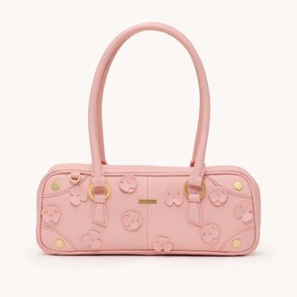 Hammitt Hammitt Meredith Flamingo Flora Brushed Gold Sml