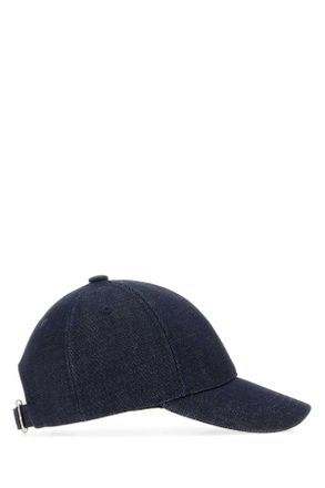 A.P.C. Mens Denim A.p.c. X Frgmt Rabbit Baseball Cap Indigo Cappelli Hat