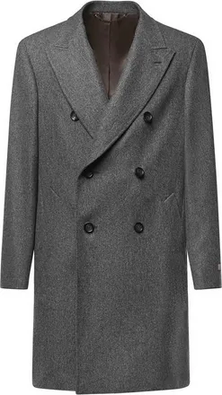 Canali Double-Breasted Wool Coat