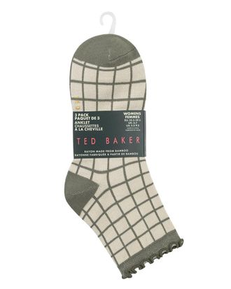 Ted Baker Set Of 3 Anklet Sock