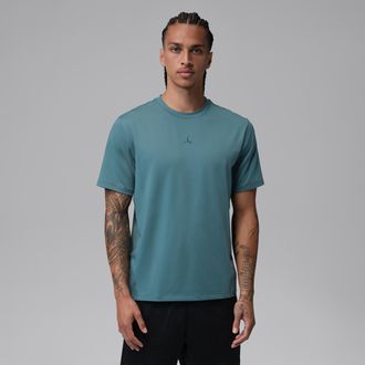 Nike Jordan Mens Jordan Sport Flightweight Dri-FIT Short-Sleeve Top in Blue | HF9932-031