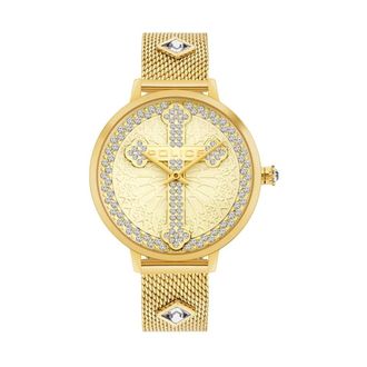 Police Gouden Damesmode Horloge - Dames - Horloges - Geel - ONE Size - Accessoires