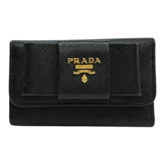 Prada Pre-owned Portachiavi Saffiano - - Pre-owned - Donna - Nero - ONE SIZE