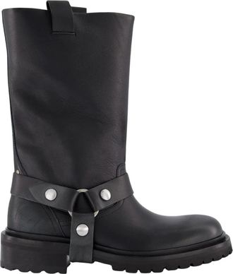 Golden Goose Zwarte Kurt-laarzen voor vrouwen - Dames - Hoge Laarzen - Zwart - 36 EU - Schoenen