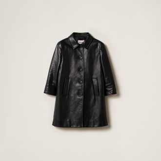 Miu Miu Leather coat