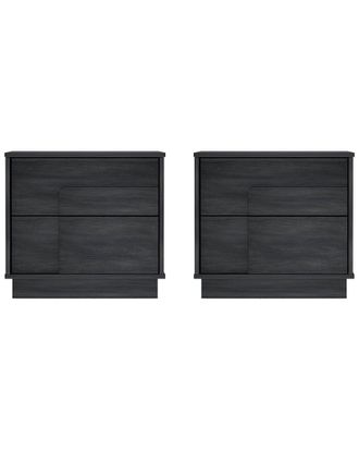 Manhattan Comfort Modern Horizon Nightstand