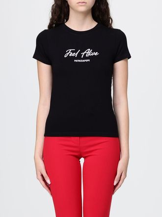 Patrizia Pepe T-shirts con slogan e strass