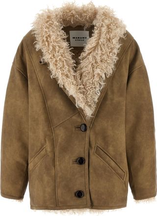 Isabel Marant Clea Puffer Jackets Beige-Donna