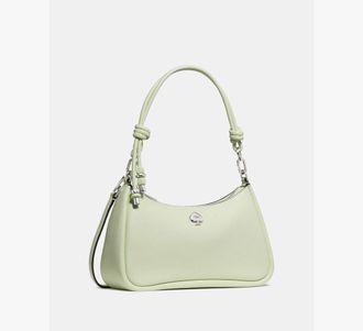 Kate Spade New York Womens Kayla Shoulder Bag in Green | Pebble Leather